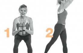 Squat With Rotating Twist