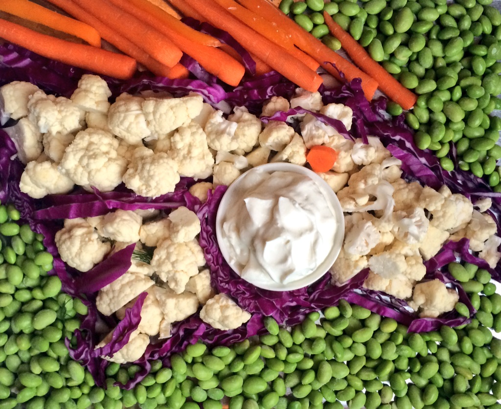 Denver Broncos Vegetable Platter