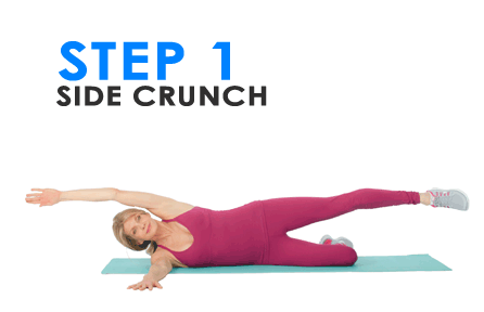 HOW TO DO A SIDE CRUNCH