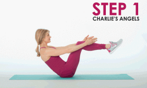 Kathy Smith's Charlie's Angels Move to Blast Abs Fast
