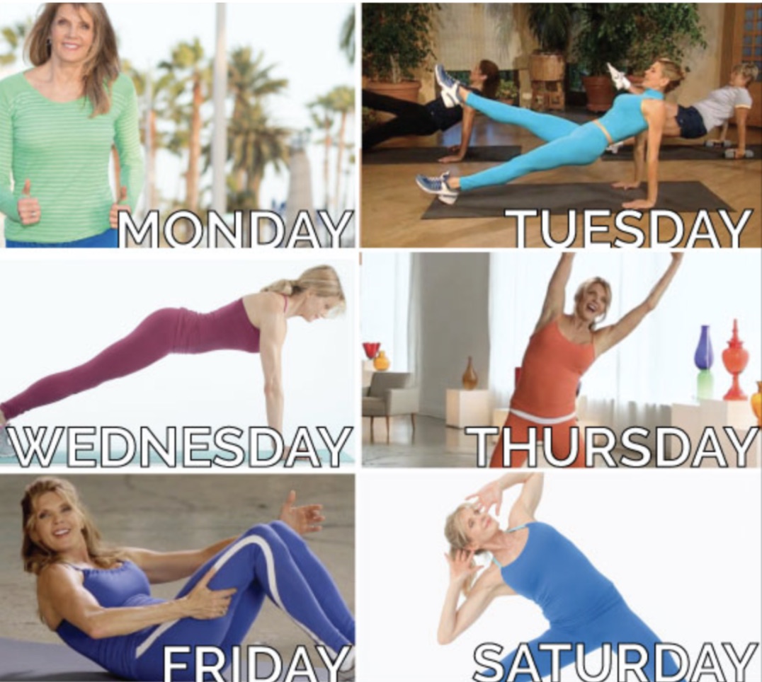 5 Day Kathy Smith Project You Workout Schedule for Beginner