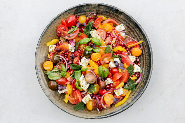 Tomato and Pomegranate Salad Recipe