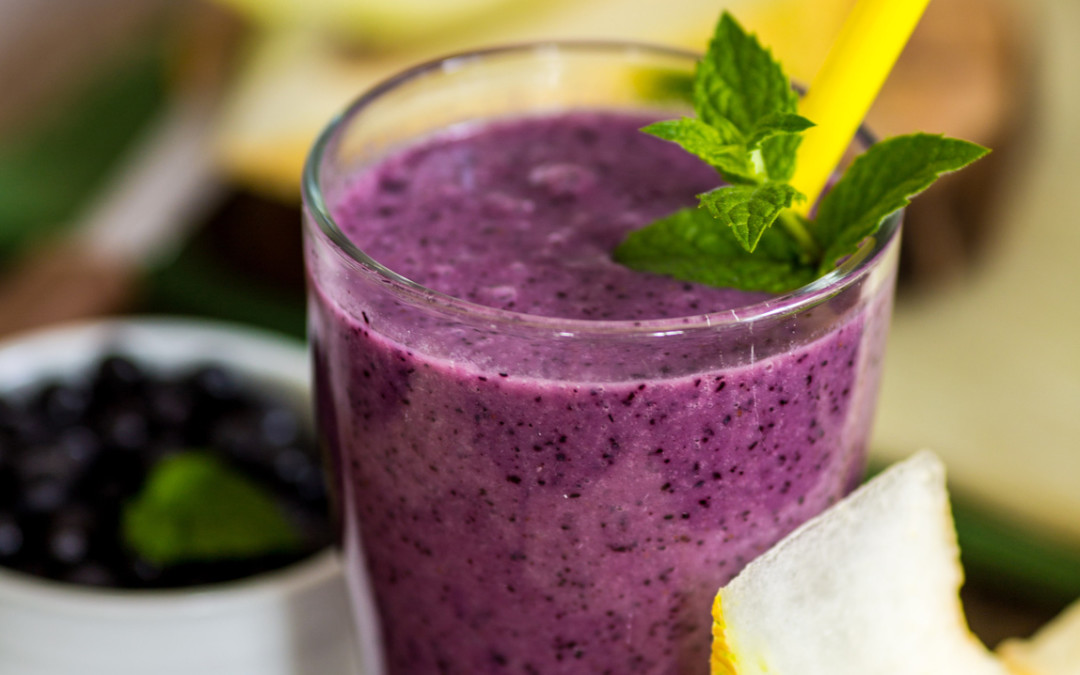 Blackberry Pear Protein Shake