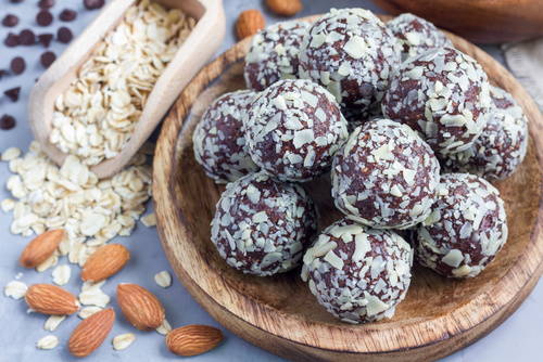 Chocolate Almond Butter Protein Balls