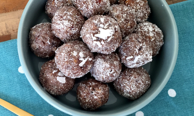 Irresistable Chocolate Coconut Protein Bites