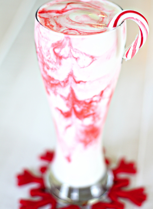 Candy Cane Protein Shake