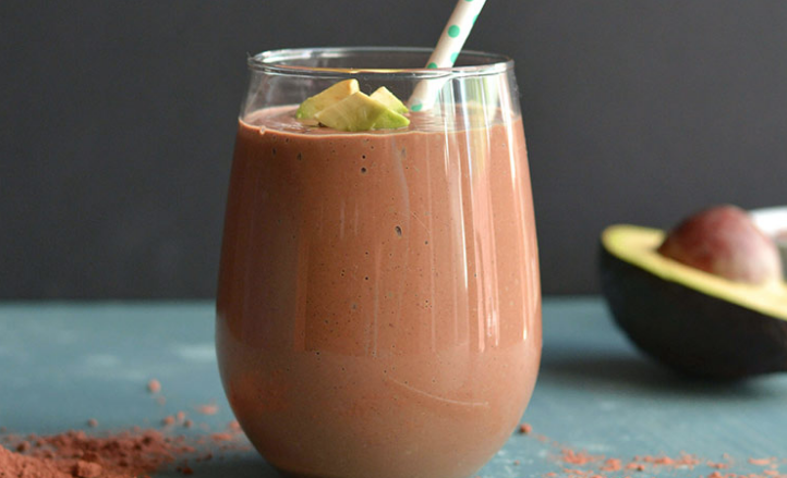 Raw Cacao and Avocado Smoothie