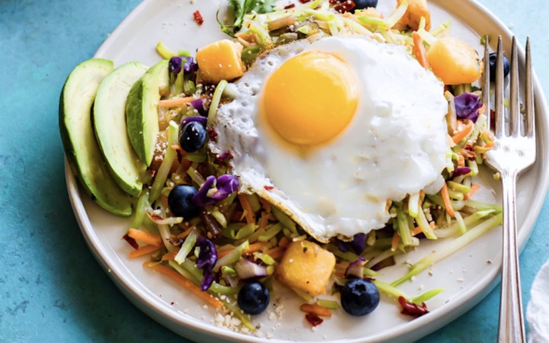 Broccoli Slaw Breakfast Salad