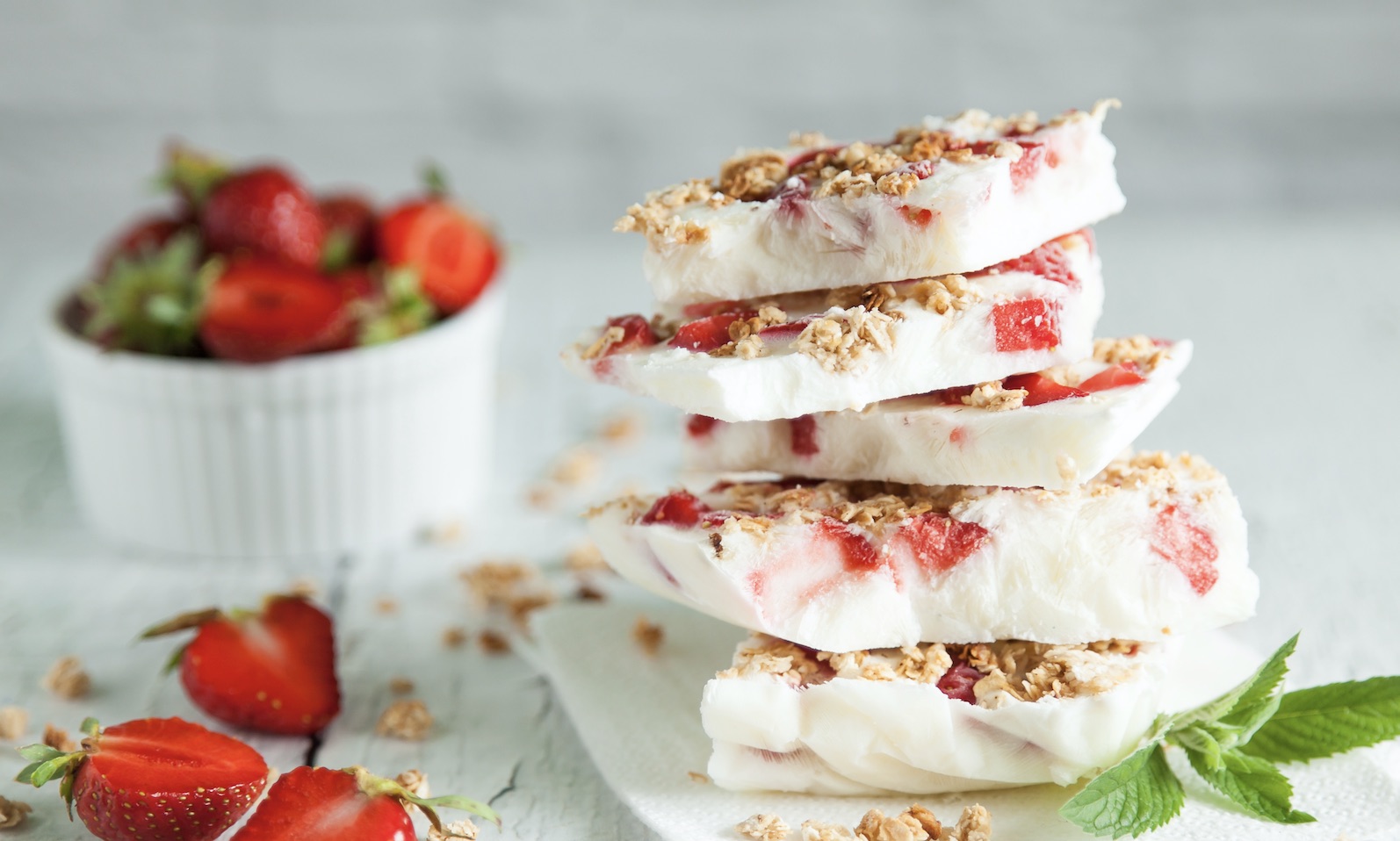 Frozen Yogurt Protein Bark - Kathy Smith