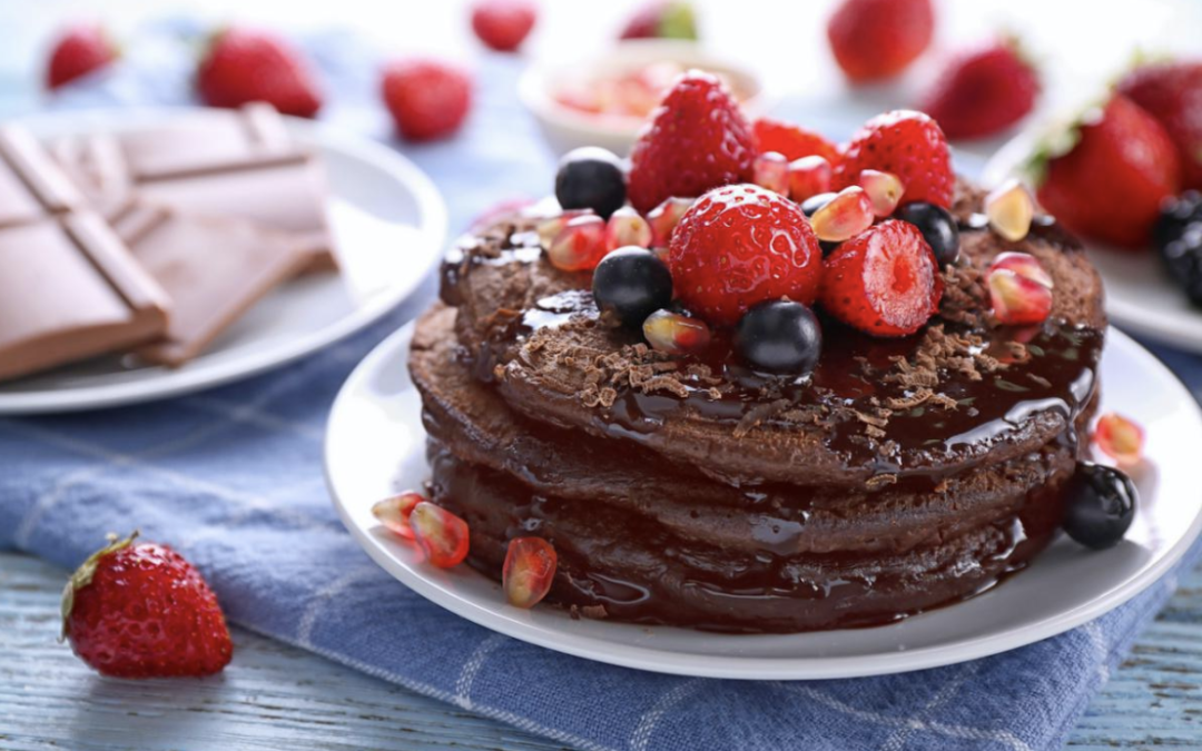 Chocolate Protein Pancakes (Plant-Based)