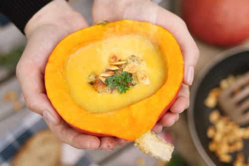 Pumpkin Coconut Bisque