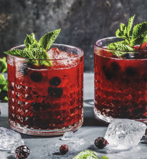 Berry Mint with Vodka