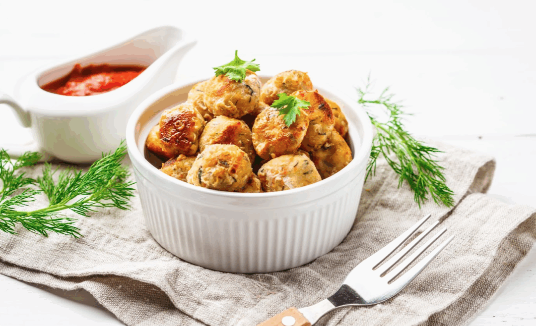Chickpea and Chicken Zucchini Meatballs
