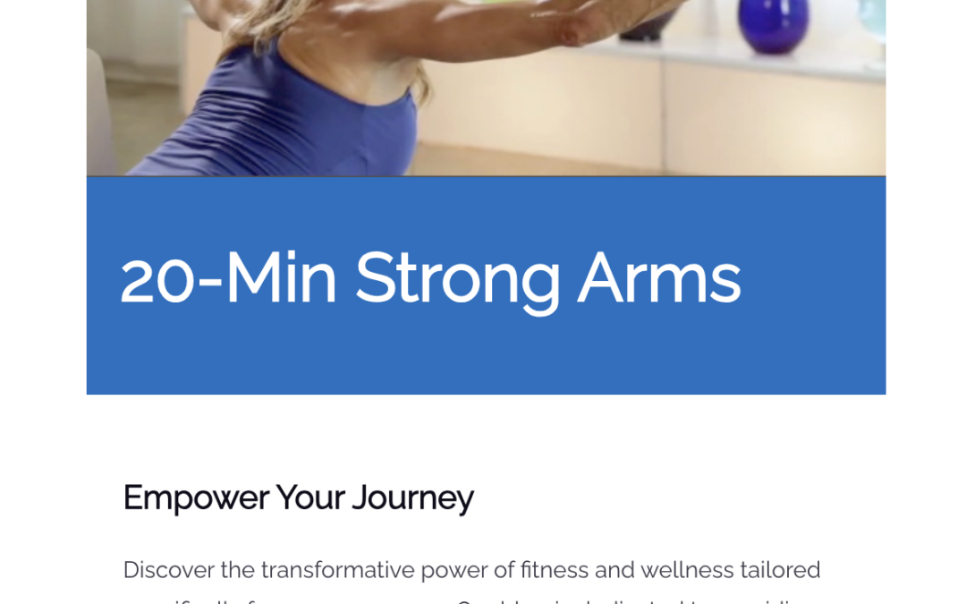 Test – 20 Min Strong Arms